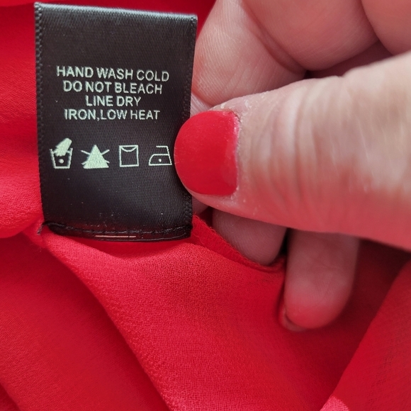 Nwt Max Studio London Red Seraphine Boho Blouse XL - Picture 7 of 7